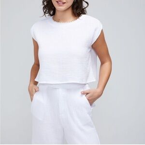 Wildfox - 100% cotton top with peal neck - NWOT